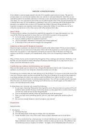 Position papers can use any of the other essay forms like definition, description, and cause if you are doing research, you might try looking at my research paper outline format article: Writing A Position Paper Studocu