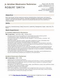 Aviation Electronics Technician Resume Samples Qwikresume