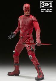 I received a new daredevil statue recently that had a couple different hand options: Sideshow Collectibles Daredevil Billy Club Staff E1487217275386 The Marvel Report