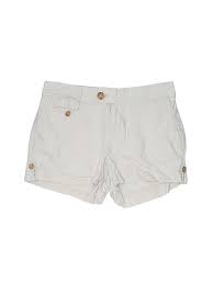 Details About Banana Republic Factory Store Women Ivory Khaki Shorts 00 Petite