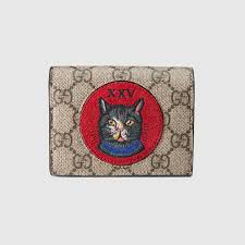 ミスティックキャット ggスプリーム カードケース コイン 紙幣入れ付き グッチ 折財布 4993809f28g9753 gucci 財布 スプリーム キャンバス