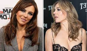 For elizabeth hurley the time has stopped 20 years ago! Elizabeth Hurley Actress 54 Stuns As She Goes Braless In Sultry Christmas Post Celebrity News Showbiz Tv Express Co Uk