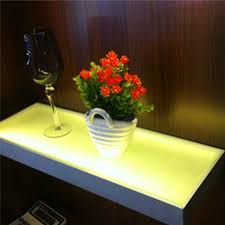 This unit is easily installed with all necessary hardware. Modern Design Led Lighted Wall Mounted Floating Shelf Glass Bar Shelf Display 600 900 1200mm Length 8mm Glass Thickness Buy Led Lighted Floating Shelf Wall Mounted Illuminated Floating Light Shelf Color Changing Bar Shelf Diaplay Product