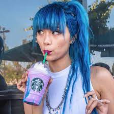 How to style balayage hair with bangs 50 Fun Blue Hair Ideas To Become More Adventurous In 2020