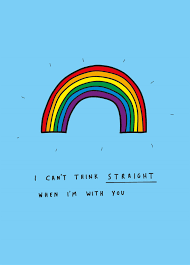 Can't Think Straight When I'm With You Card | Scribbler
