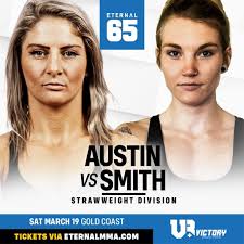 Jacinta Austin (2-0 pro, 0-1 amateur) vs. Alish Smith (0-1 pro, 5-9  amateur)