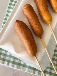 Easy Disneyland Corn Dogs The Best Corn Dog Recipe Recipe Corndog Recipe Corn Dogs Disneyland Corn Dog Recipe