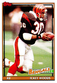 Ickey Woods 30 Cincinnati Bengals Bengals Football Cincinnati Bengals Nfl Football Players