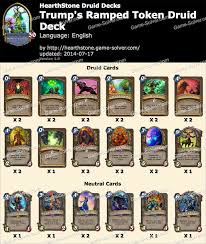 Patches the pirate is the mvp from mean streets of gadgetzan. Trump Ramped Token Druid Deck