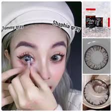 คอนแทคเลนส์ Tommy Gray และ Sapphire Gray สุดชิค