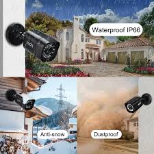 Zoohi Ahd Outdoor Cctv Camera System 1080p Security Camera Dvr Kit Cctv Waterproof Home Video S In 2020 Security Cameras For Home Home Video Surveillance Home Security