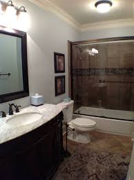 Vinyl, linoleum and ceramic tile are often the best materials for bathroom spaces given the moist. Basement Bathroom Houzz