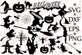 Download Halloween Silhouette Svg Halloween Clipart Halloween Bundle Svg By Chilipapers Thehungryjpeg Com