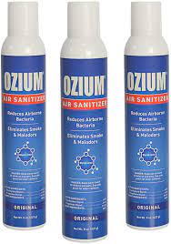 Amazon Com Ozium Air Sanitizer Reduces Airborne Bacteria Eliminates Smoke Malodors 8oz Spray Air Freshener Original 3 Pack Automotive