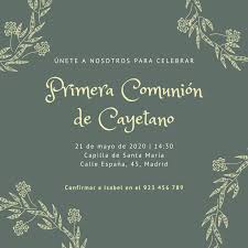 Leave a lasting impression on your guests. Plantillas De Invitaciones De Primera Comunion Editables Online Canva