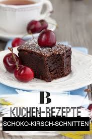 Schoko Kirsch Schnitten Rezept Saftiger Schoko Kirsch Kuchen Winter Kuchen Schoko Kirsch Kuchen