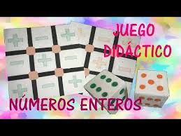 Encuentra los mejores materiales didácticos. Juego Didactico Numeros Enteros Youtube