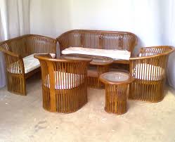 The table features a handy shelf that is perfect for storing towels for the poolside or soft blankets when it gets chilly. Classic Antique Teak Furniture Jepara Living Room Sofa Sets