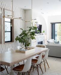 West Coast Style Lark Linen Residential Interior Design Modern Dining Room Dining Room Design