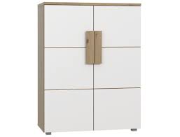 Geschirrschrank aus mahagoni 115 yong. Kommode Aachen 3 Weiss 91x121x42 Cm Schrank Jugendzimmer Kinderzimmer Expendio