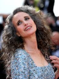 270 grey gorgeousness ideas | silver hair, beautiful gray hair, hair styles. Andie Macdowell On Why Embracing Her Gray Hair Is The Ultimate Power Move Vogue