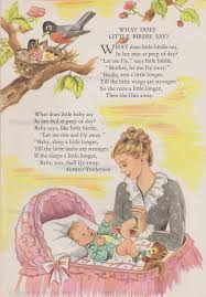 Download Nursery Rhyme What Does Little Birdie Say Mother Goose Childrens Room Day Care Center Decor Childrens Childrens Poems Nursery Rhymes Poems Kids Poems