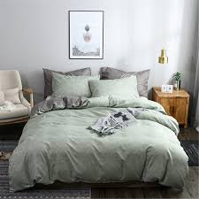 Shop wayfair for all the best green bedding. Senior Light Green Autumn Winter 3 Piece Comforter Cover Set Etsy Green Comforter Bedroom Sage Green Bedroom Light Green Bedrooms
