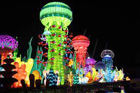 Dubai garden glow is a park where you can see hundreds of installations made of recycled plastic, which are illuminated in the dark creating incredible sparkling sculptures. 5 Top Attractions To Explore At Dubai Garden Glow At Zabeel Park In Dubai