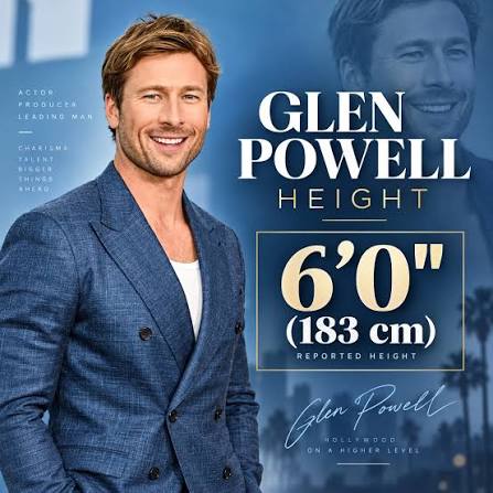 glen powell height