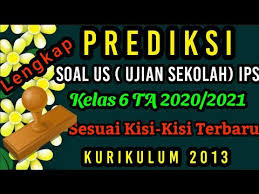 Bacalah setiap soal dengan seksama! Soal Us Ips Kelas 6 Semester 2 Dan Kunci Jawaban Ta 2020 2021 Youtube