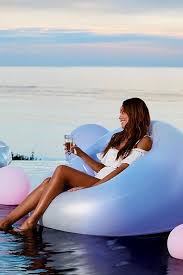 This Light Up Pool Float Is Basically The Waterproof Version Of Your 90s Bean Bag Pool Floats Cool Pool Floats Pool Floaties