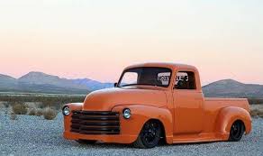 Image result for Orange 1952 Truck