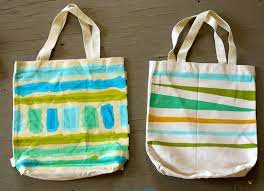 Make Hand Painted Tote Bags Decorated Tote Bags Painted Tote Girl Birthday Party Crafts