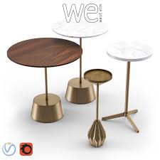 These tables, which often fold down for easy. West Elm Side Table Collection I 3d Model Cgtrader