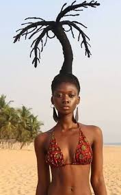 Palm Tree Natural Hair Styles Dark Beauty Unicorn Hair