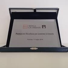 Struttura, finanza and banca banca c.r. Banca Cr Firenze Award 2016 Prizes And Honors In Ro Ial