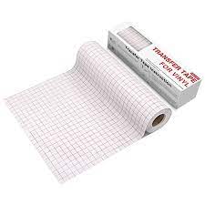 How to use printable heat transfer vinyl. Buy Yrym Ht Clear Vinyl Transfer Paper Tape Roll 12 X 50 Ft W Alignment Grid Application Tape For Silhouette Cameo Cricut Adhesive Vinyl For Decals Signs Windows Stickers Online In Indonesia B07kpb38lk