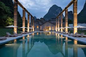 A Chinese Sugar Mill From The 1960s Becomes A Cave Inspired Hotel Luxury Resort Landscape Lighting Chinese Architecture