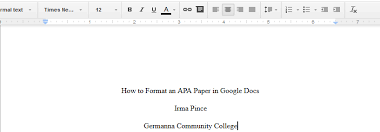 You have to just click. Https Www Germanna Edu Wp Content Uploads Tutoring Handouts Google Docs Instructions For Formatting An Academic Paper Pdf