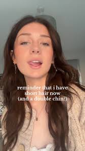 Shorter Haircut for Double Chin