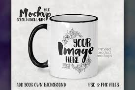 Color Handle And Rim Mug Mockup Mockup Free Psd Free Psd Mockups Templates Mockup Psd