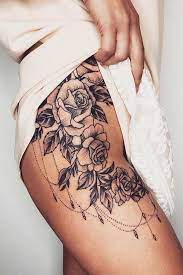Thigh Tattoo Discover 23 Best Rose Thigh Tattoo Ideas For Women Stayglam 23 Best Rose Thigh Tattoo I Oberschenkel Tattoo Hufte Tattoo Bein Tattoos Fur Frauen