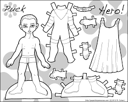More black and white for our gift book of paper dolls to color. Paper Doll Printable Boy Novocom Top