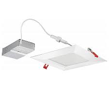 Wafer 8 Inch Square Baffle Led Recessed Downlight By Lithonia Lighting At Lumens Com
