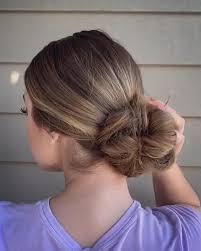 Quick Easy Low Bun Tutorial Video Easy Hairstyles For Long Hair Hair Styles Easy Bun Hairstyles