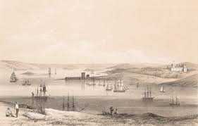 Historic Illustration Sydney Cove With Government House Fort Macquarie C1838 Australia Vacation Australia History Sydney City