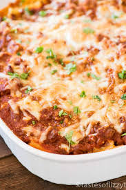 Shredded beef would also be tasty in these oven baked tacos. Baked Ziti Casserole Recipe Easy Potluck Casserole Or Freezer Meal