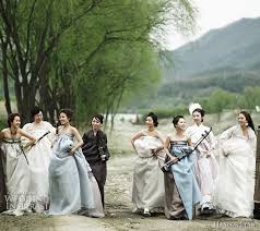 Maybe you would like to learn more about one of these? Fusion Wedding Fashion Colorful Modern Hanbok Wedding Inspirasi