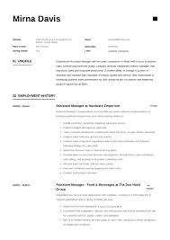 For example, if you have sales experience and say that you're seeking a position as a sales associate, the hiring manager may look you over if. Assistant Manager Resume Writing Guide 12 Samples Pdf 2020