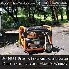 Never Connect Your Portable Generator Directly To Home Without A Proper Manual Transfer Switch Connecti Portable Generators Portable Generator Emergency Power